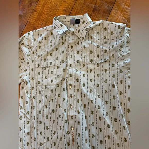 OP Men's Vintage Western Button Down Shirt - Picture 2 of 6